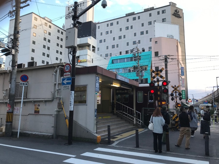 阪急電車　南方駅　改札口！！！！！！！