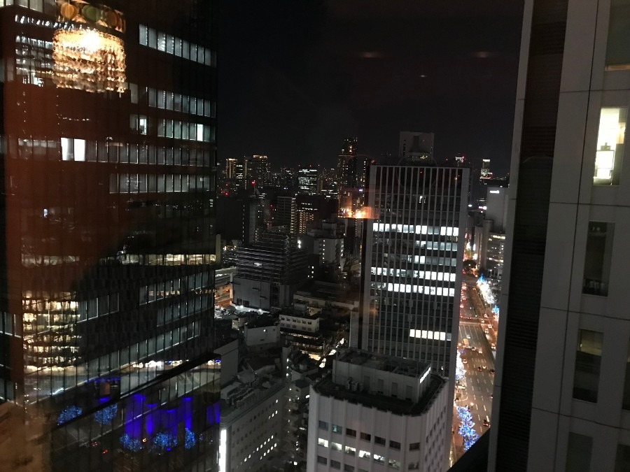 阪急グランドビルのパパミラノ　夜景！！！！！！！