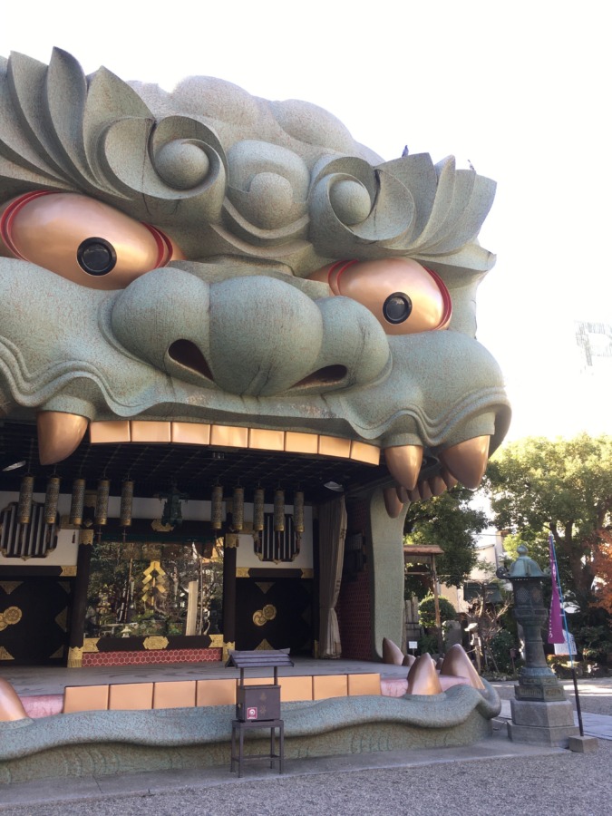 【動画有】迫力満点！難波八阪神社の獅子殿がすごい！