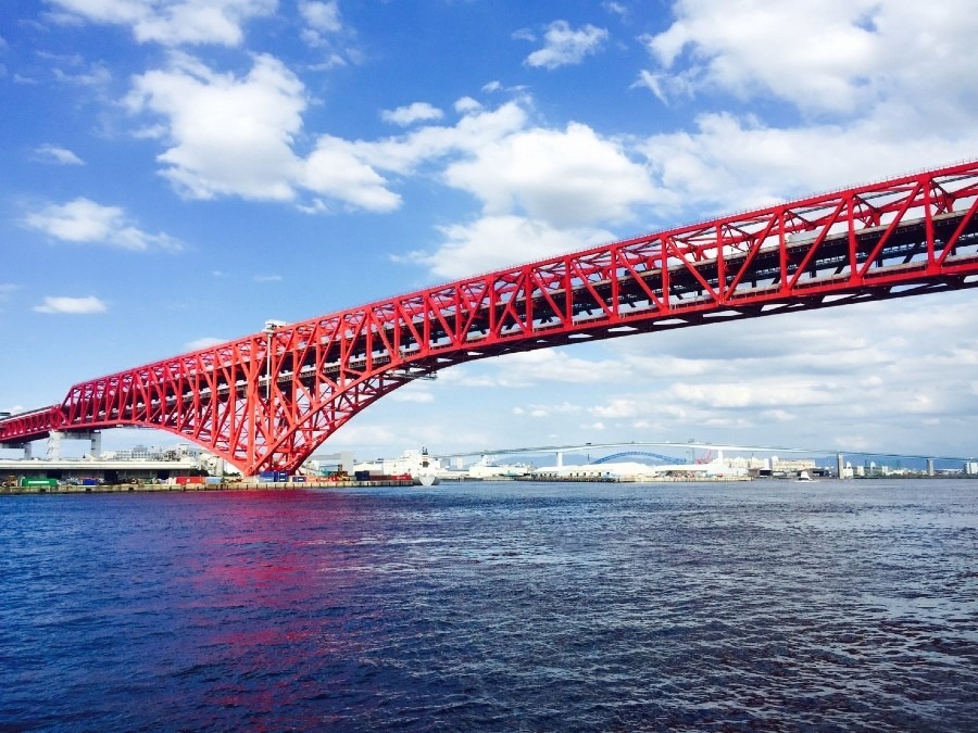 【大阪港】世界最大級のトラス橋